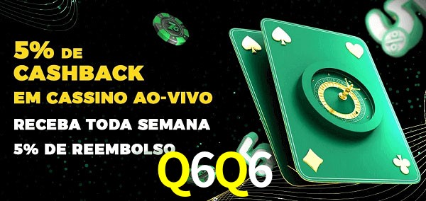 Promoções do cassino ao Vivo Q6Q6